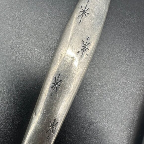 Vintage Gorham Stardust Butter Knives 1950s Sterling Handle Stainless Blade Mid - Picture 4 of 9
